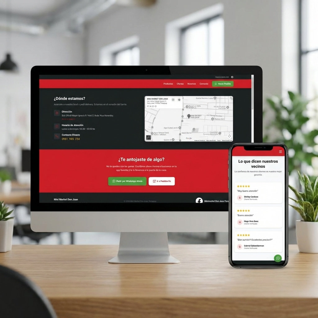Sitio web Minimarket Don Juan