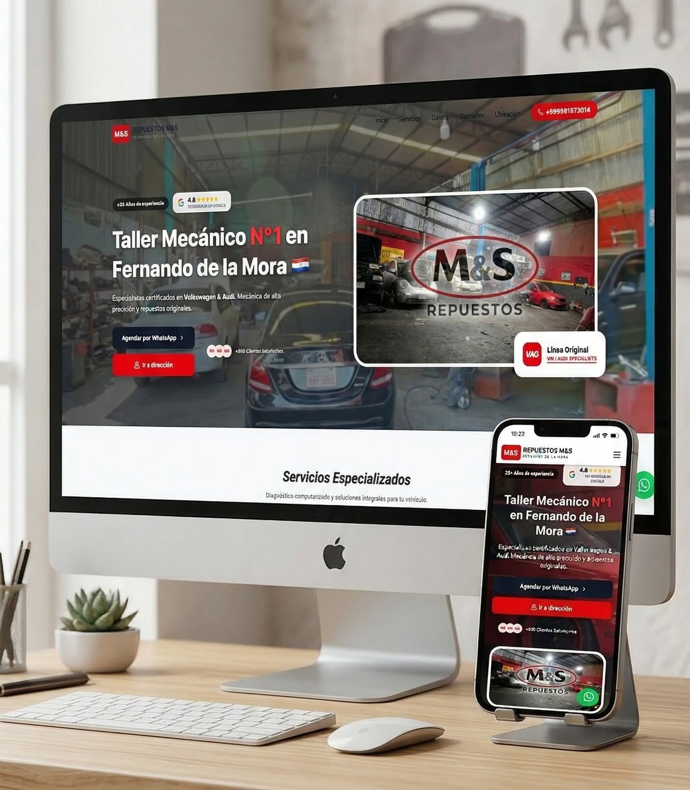 Sitio web Taller MYS