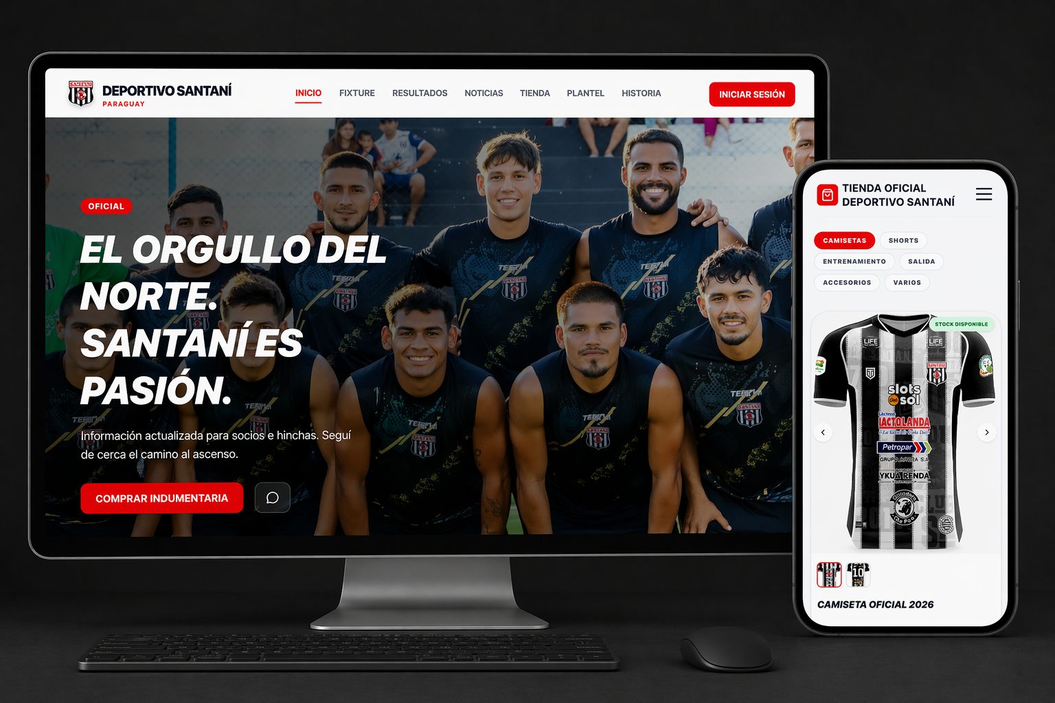 Sitio web Deportivo Santaní